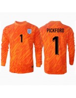 England Jordan Pickford #1 Keeper Hjemmedrakt EM 2024 Lange ermer